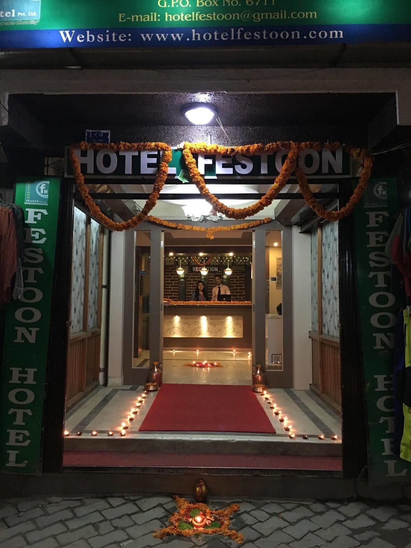 Festoon Hotel Kathmandu Exterior foto